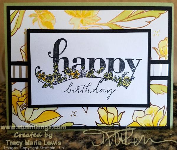 March Colour Combo Blog Hop Card | Tracy Marie Lewis | www.stuffnthingz.com