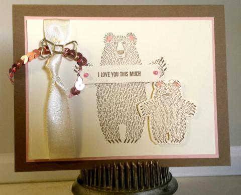 Stamp A Stack Card #1 - Bears: class version | Tracy Marie Lewis | www.stuffnthingz.com