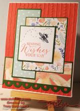 Color Challenge Wishes With Bee Card | Tracy Marie Lewis | www.stuffnthingz.com