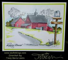 Happy Times Farm Card | Tracy Marie Lewis | www.stuffnthingz.com