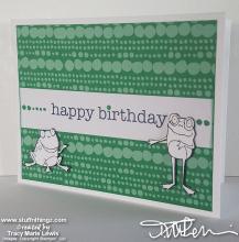 SAB Final Days Frog Birthday Card | Tracy Marie Lewis | www.stuffnthingz.com
