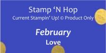 February 2019 Stamp 'N Hop - Love | Tracy Marie Lewis | www.stuffnthingz.com