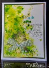Green Sprinkles Makes You Happy Card | Tracy Marie Lewis | www.stuffnthingz.com