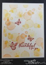 Thankful Butterfly Beginning Stamper Card | Tracy Marie Lewis | www.stuffnthingz.com