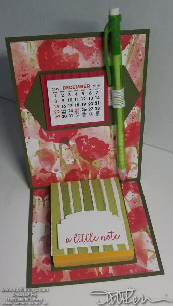 Poppies Calendar Desk Accessory | Tracy Marie Lewis | www.stuffnthingz.com