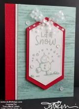 Display - Birch Snowman Let It Snow Card | Tracy Marie Lewis | www.stuffnthingz.com
