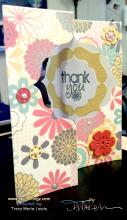 Yellow and Pink Floral Flip Card