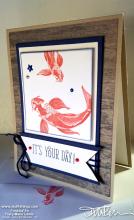Colorful Koi - Its your day Card | Tracy Marie Lewis | www.stuffnthingz.com
