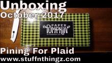 Unboxing My Paper Pumpkin - Pining For Plaid - October 2017 | Tracy Marie Lewis | www.stuffnthingz.com