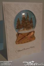 White With Copper Chapel Christmas Card #3 | Tracy Marie Lewis | www.stuffnthingz.com
