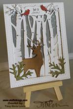 Woodland Deer - Let It Snow | Tracy Marie Lewis | www.stuffnthingz.com